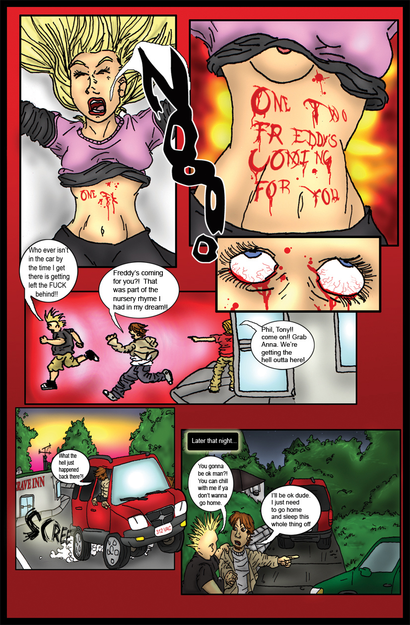 Michael's Gallery: A Nightmare on Elm Street fan comic