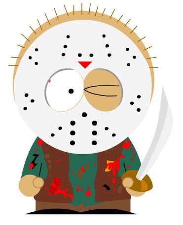 Andy's Gallery: A Nightmare on Elm Street, Freddy vs. Jason, and Horror icons.