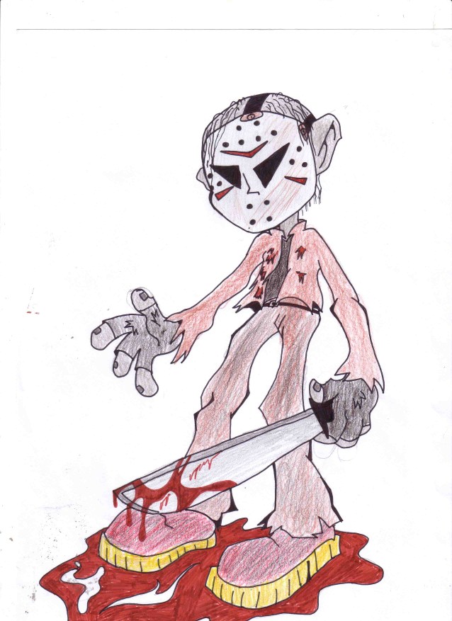 Andy's Gallery: A Nightmare on Elm Street, Freddy vs. Jason, and Horror icons.