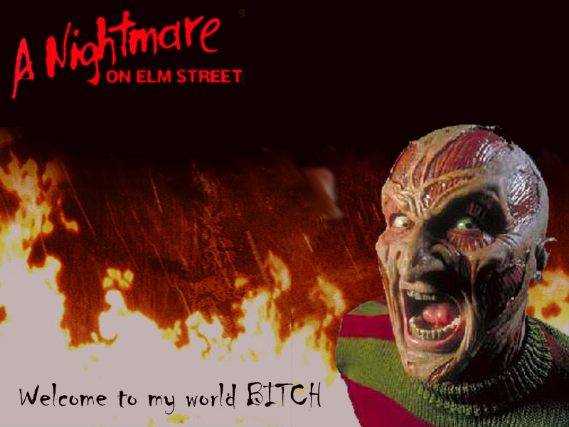 Andy's Gallery: A Nightmare on Elm Street, Freddy vs. Jason, and Horror icons.