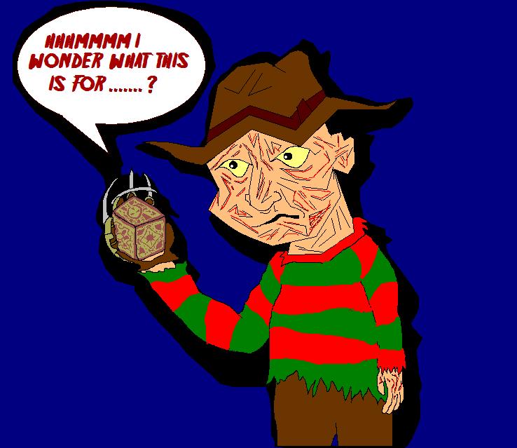 Andy's Gallery: A Nightmare on Elm Street, Freddy vs. Jason, and Horror icons.