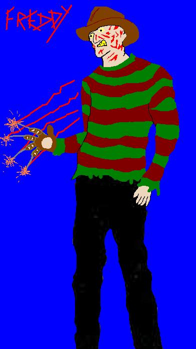 Andy's Gallery: A Nightmare on Elm Street, Freddy vs. Jason, and Horror icons.