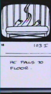 A Nightmare on Elm Street: Rod's Death Storyboards