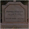 AMANDA KRUEGER HER NAME IN CHRIST SISTER MARY HELENA